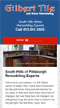 Mobile Screenshot of gilbert-tile.com