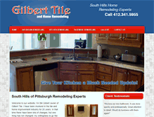 Tablet Screenshot of gilbert-tile.com